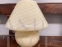 Cream colored Murano glass mushroom lamp, 1970s      