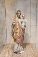 Saint Joseph with son, sacred art, early 1900s.