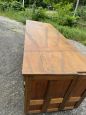 Haberdashery counter cabinet with drawers in solid oak