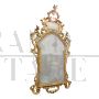 Large Venetian shaped mirror in Louis XV style