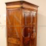 Antique Louis Philippe Capuchin wardrobe or cupboard in walnut, 19th century Italy