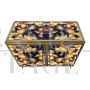 Design sideboard in artistic colored glass with lighting