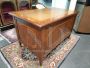 Antique 18th century Italian Lombard desk in inlaid walnut