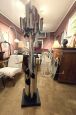 Vintage Reggiani style coat stand in chromed steel