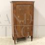 Antique walnut tallboy dresser, 19th century Italy