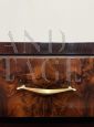 Art Deco buffet sideboard in briar with drawers and doors