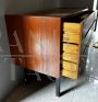 Small vintage 1960s chest of drawers in teak