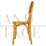 Set of 6 1950s bent beech bistro chairs