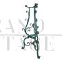 Wrought iron vase holder pedestal