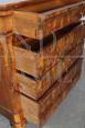 Antique Louis Philippe Capuchin chest of drawers in walnut briar