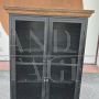 Industrial metal wardrobe or pantry cabinet