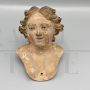 ANTIQUE HEAD OF A BLESSING CHILD, TERRACOTTA, XVIIIth CENTURY