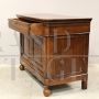 Antique Louis Philippe Capuchin sideboard in carved walnut, Italy 19th century