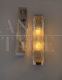 Pair of vintage Murano glass wall lights made in Italy