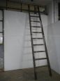 Vintage fir wood ladder