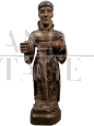 Sculpture of a Franciscan saint from the 14th century