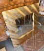 Modern design handcrafted mirror in gilded wood