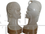 "Eternal Love", pair of ivory sculptures from Cameroon, 1950s