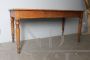 Antique Provençal table from the late 19th century restored in patina