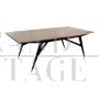 80s - 90s dining table with makassar top