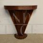 Stunning 1940s art deco console in walnut