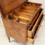 Antique sideboard with drawers from the Directoire era in walnut, 18th century Italy