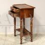 Antique Louis Philippe period bedside table or side table in walnut, 19th century