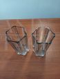 Pair of Borgonovo crystal vases