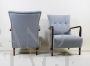 Pair of 1940s Art Deco armchairs Attr. Cassina Technical Studio