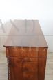 Antique Louis Philippe period walnut dresser with turned corners