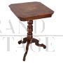 Antique style inlaid side table