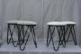 Set of 4 vintage stools