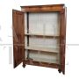 Antique wardrobe or pantry cabinet from the 19th century in walnut