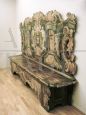 Antique hand-painted 17th century chest