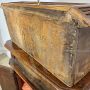 Antique Italian small sideboard from the 17th century in solid walnut