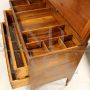 Antique sideboard with drawers from the Directoire era in walnut, 18th century Italy