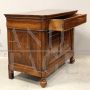 Antique Louis Philippe Capuchin sideboard in carved walnut, Italy 19th century