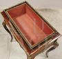 Antique Napoleon III jardiniere planter coffee table with inlays