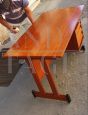 Vintage Italian teak desk with chest of drawers, 1960s