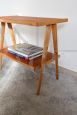 50's coffee table in beech with double top