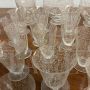 Antique 33-piece crystal baccarat set, late 19th century