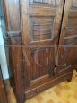 Antique late 18th century wardrobe in alder, Piedmontese