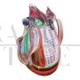 Multicolored Murano glass handbag sculpture by Colizza