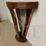 Stunning 1940s art deco console in walnut