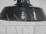 Industrial funnel lamp in black metal D40 - 1940