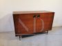 Vintage teak small sideboard cabinet by Elam