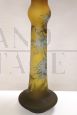 Large Gallé table lamp in artistic cameo glass