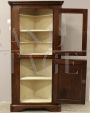 Antique cantonal display corner cupboard, 19th century Italy