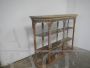 Vintage 1940s shelving unit bookcase in lacquered fir with carvings