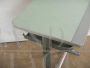 School desk from the 50s in green formica